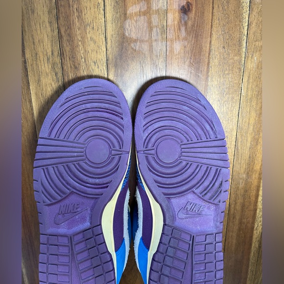 Nike Dunk Low SP x Undefeated "5 On It" sneakers blue and purple - Picture 11 of 13